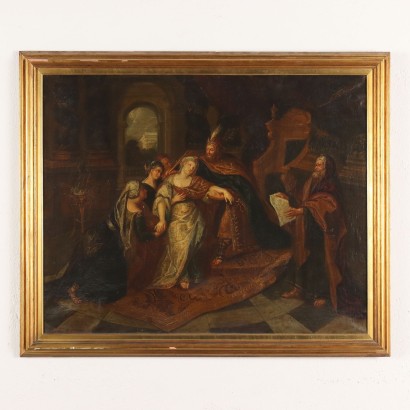 Painting Esther in the presence of Ahasuerus