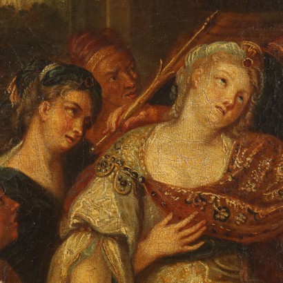 Painting Esther in the presence of Ahasuerus