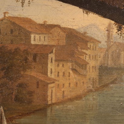 arte, arte italiano, pintura italiana del siglo XIX, Vistazo con figuras