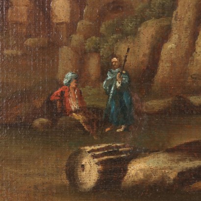 Painting Landscape with Ruins and Figures,Landscape with Ruins and Figures,Painting Landscape with Ruins and Figures