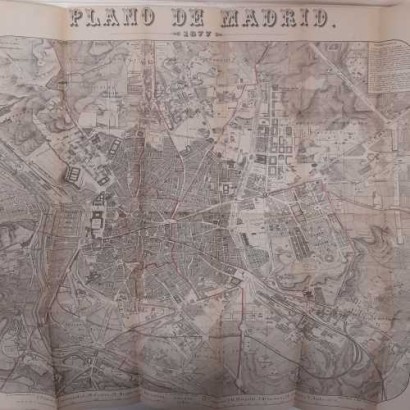 Guía y cuenta del plano de Madrid.