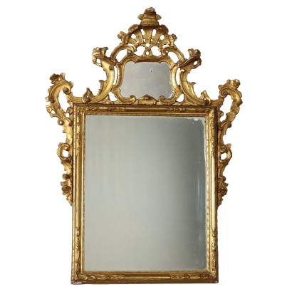Miroir en Style Rococo Ancien Italie XXe Siècle