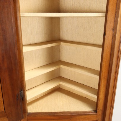 Neoclassical corner cupboard