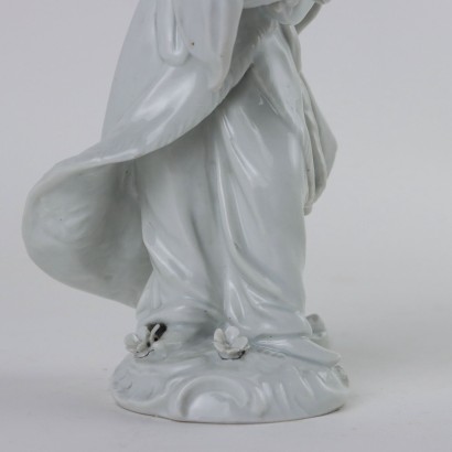 Figurine en porcelaine blanche Rudolstad