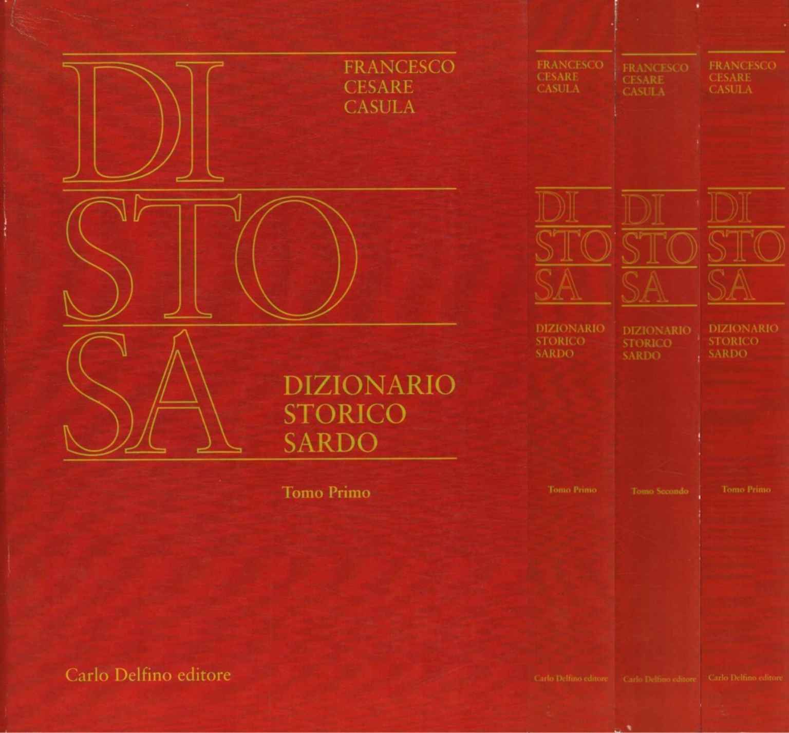 DISTANTE. Diccionario histórico sardo (3 vol.