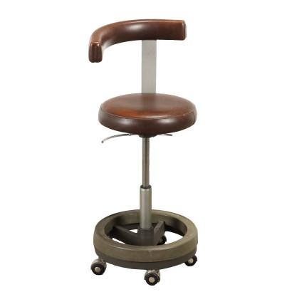 Dentist's stool from the 70s and 80s
