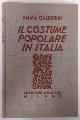 Le costume populaire en Italie