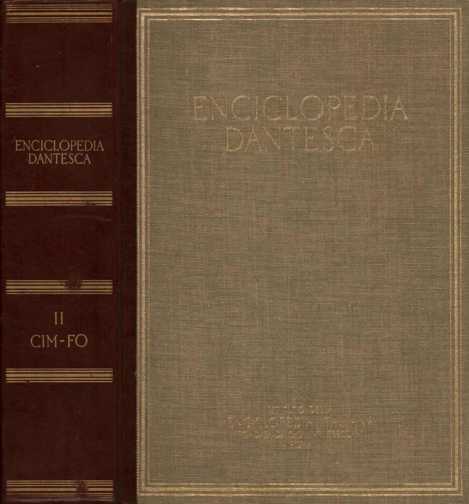 La enciclopedia de Dante. CIM-FO (Volumen II)
