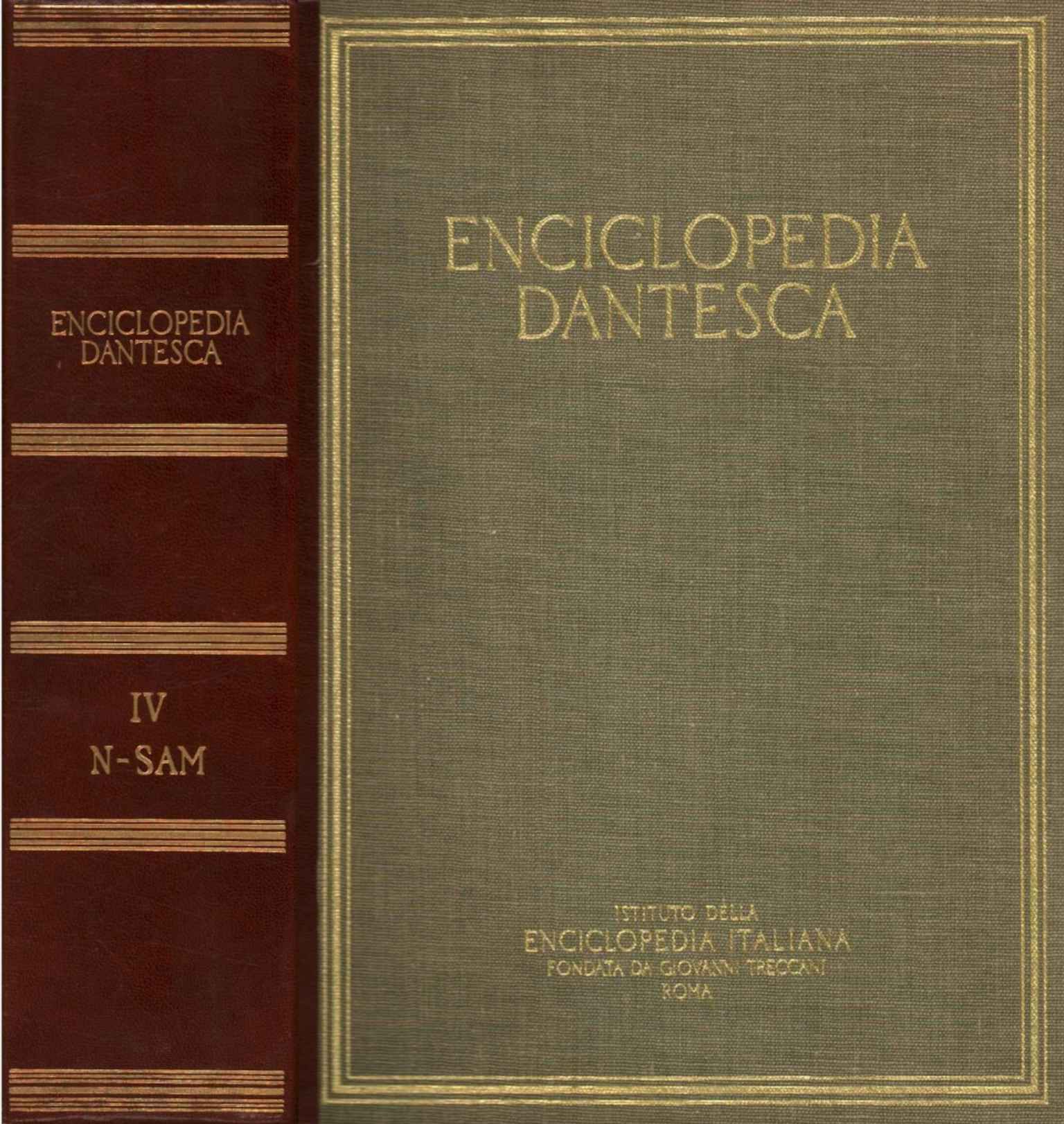 L'encyclopédie de Dante. N-SAM (Volume IV)