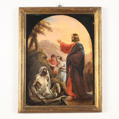 Gemälde mit der Auferweckung des Lazarus