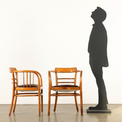 Paar Stühle, Stühle aus den 1950er Jahren