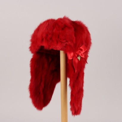 Second Hand Blugirl Folies Hat Red Lapin Bow