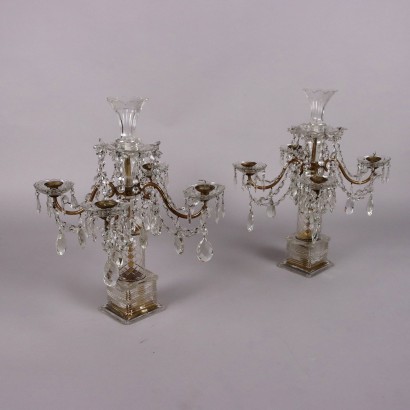 Pair of Girandole Lamps