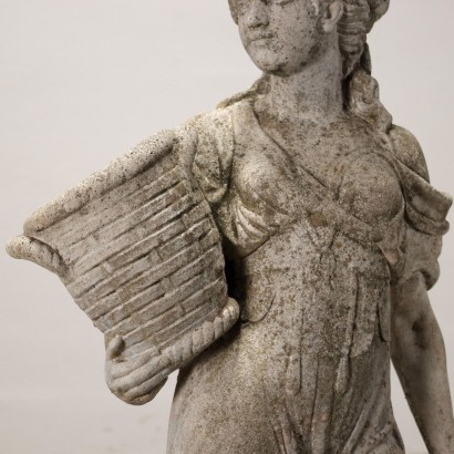 ESTATUA DEL JARDÍN, Estatua del jardín que representa a Popolana