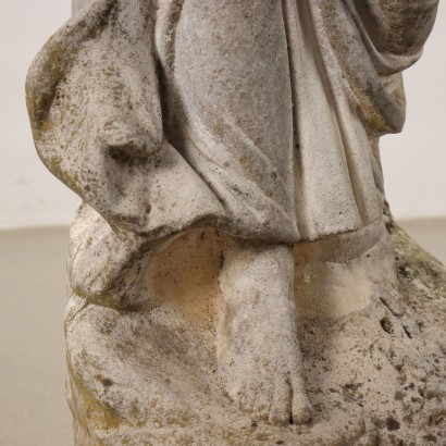 GARTENSTATUE, Gartenstatue mit Darstellung von Popolana