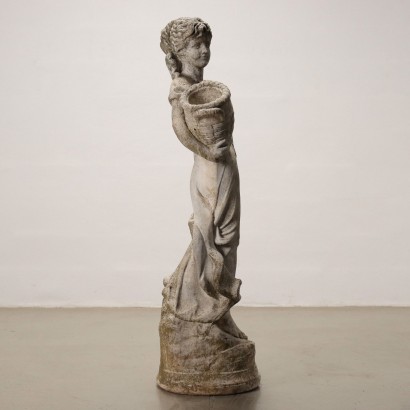 ESTATUA DEL JARDÍN, Estatua del jardín que representa a Popolana