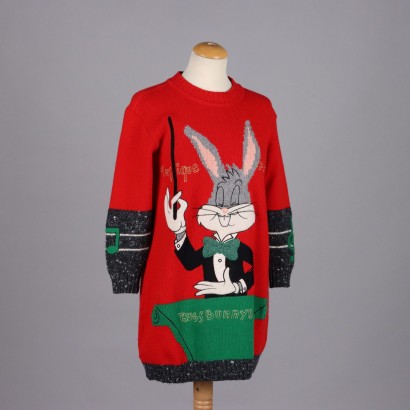 Vintage Pullover JC de Catselbajac Wolle Gr. 44 Frankreich 80er Jahre