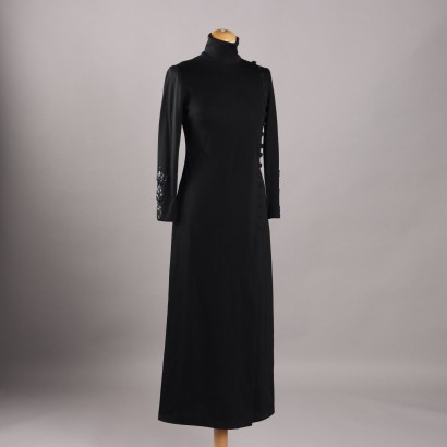 Vintage Long Black Dress