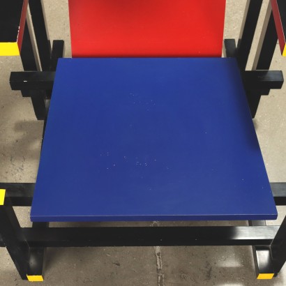 Sessel, Sessel im Stil von Rot und Blau