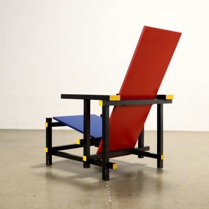 Sessel, Sessel im Stil von Rot und Blau