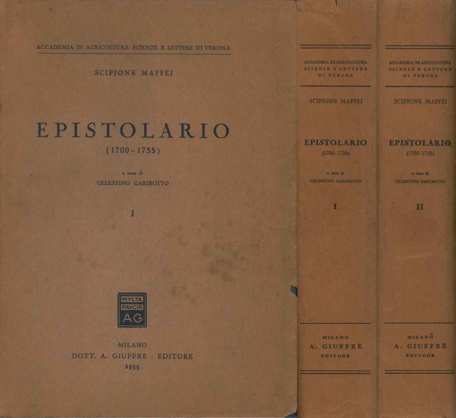 Lettres 1700-1755 (2 volumes)