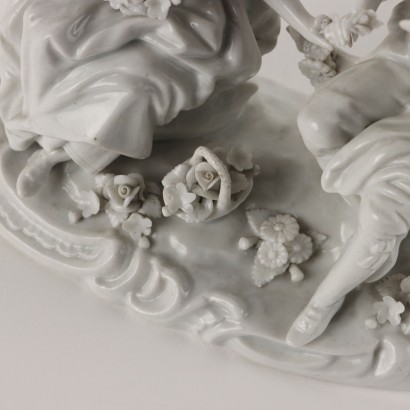 White Porcelain Figurine by Rudolst