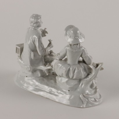 White Porcelain Figurine by Rudolst