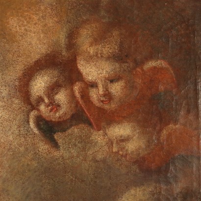Gemälde mit Madonna und Engeln