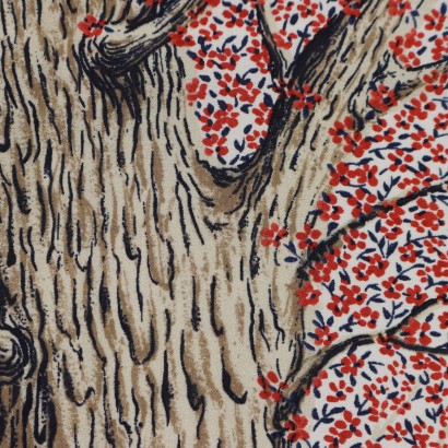 Capucci Vintage Schal mit Baum