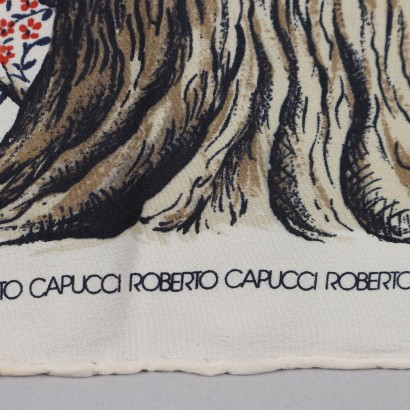 Capucci Vintage Scarf with Tree