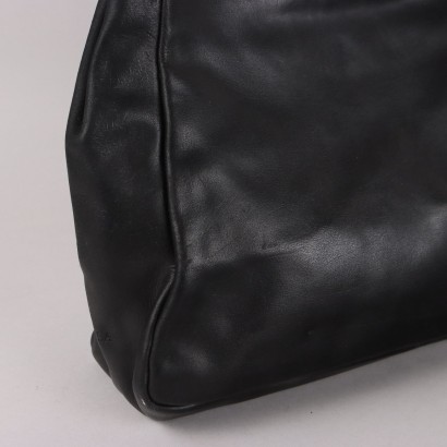 Furla Vintage Black Leather Bag