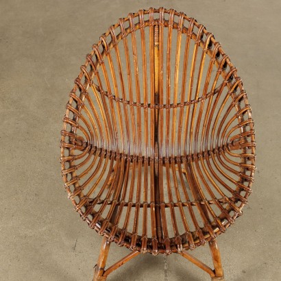 Bamboo armchair from the 70s