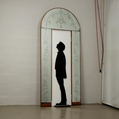 Portal con espejo de los años 50