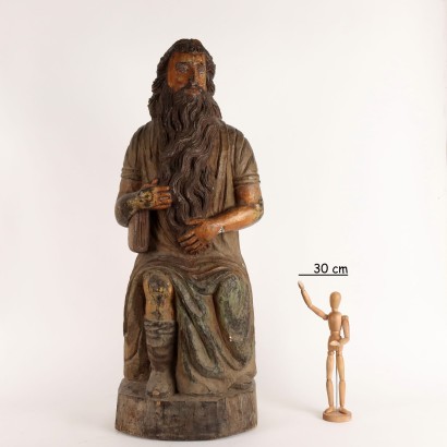 Statue en bois de Moïse