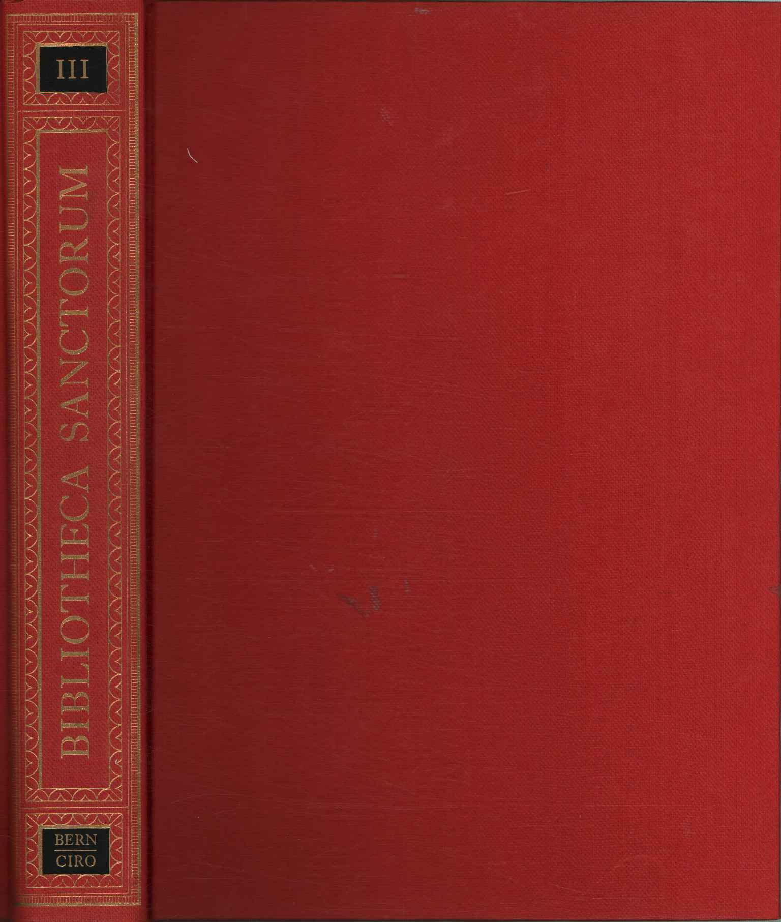 Bibliotheca Sanctorum (Volumen 3)
