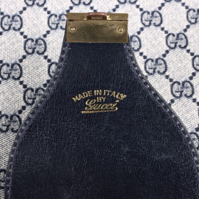 Gucci Vintage Monogram Blue Suitcase