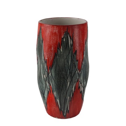 Vintage Vase aus Keramik von Albisola Italien 60er-70er Jahre