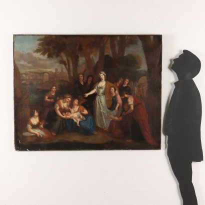 Gemälde „Die Auffindung Moses“.