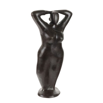 Sculpture Ancienne Figure Féminine en Bronze Europe XXe Siècle