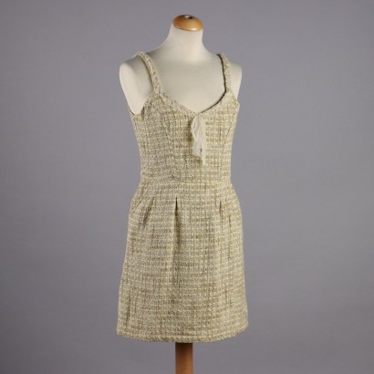 Second Hand Kleid von Max&Co. aus Tweed mit Taschen Gr. 40 Italien