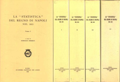 La statistica del Regno di Napoli nel 1811 (4 Volumi)