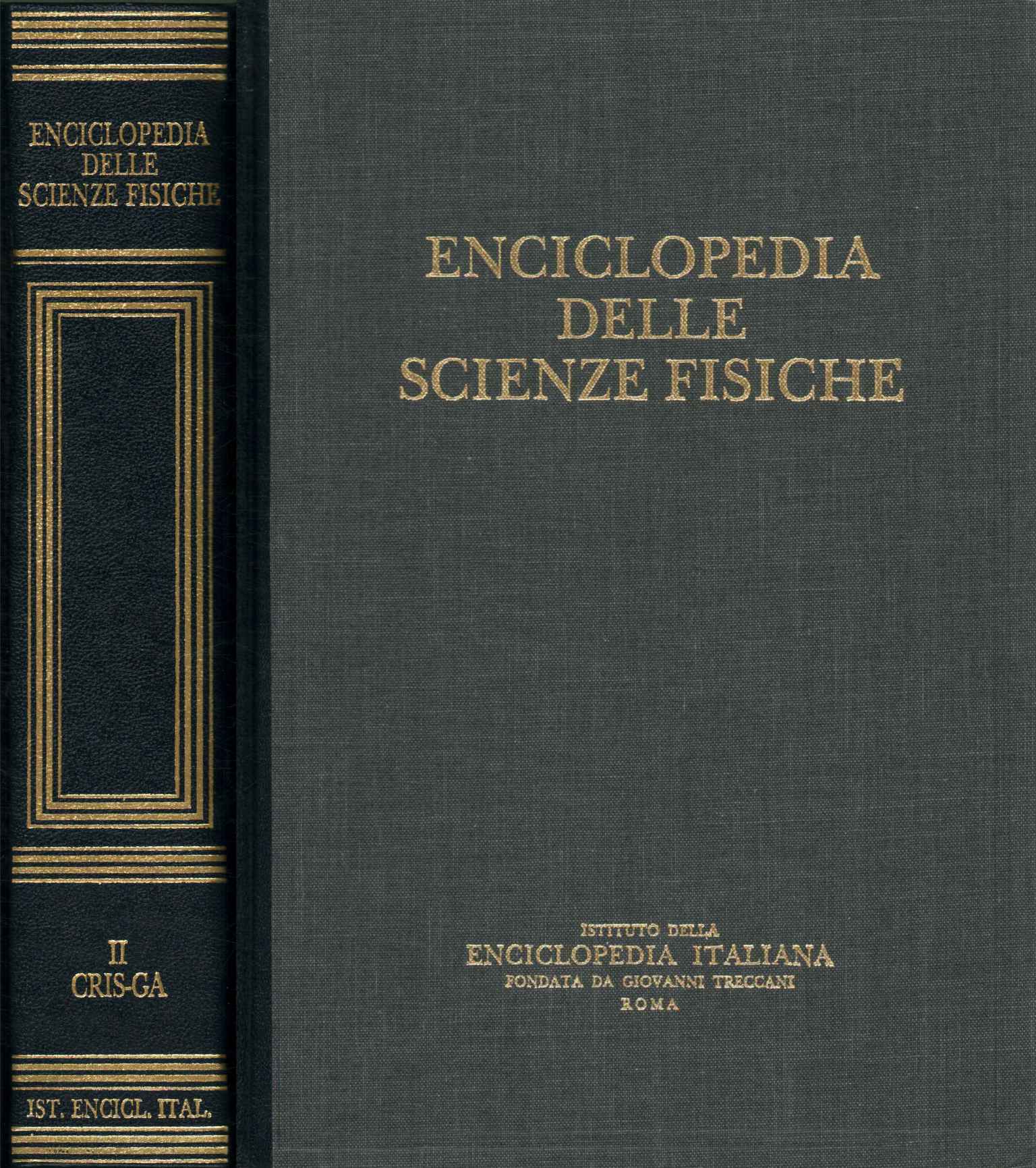 Enciclopedia delle scienze fisiche. Cris-G