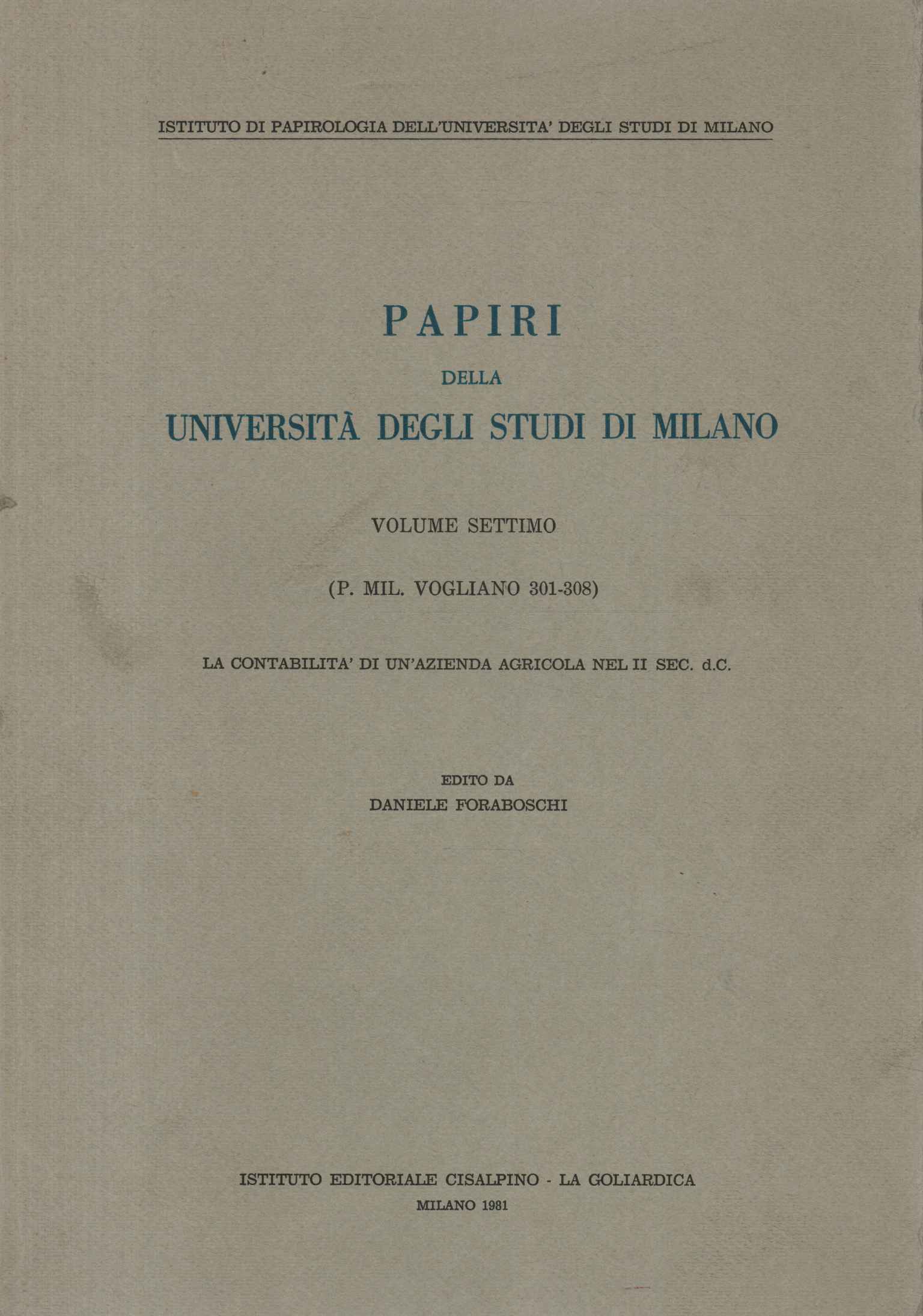 Papyrus de l'Université d'études%2,Papyrus de l'Université d'études%2