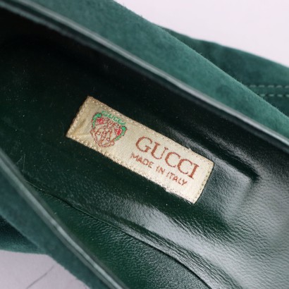Ballerines vertes vintage Gucci