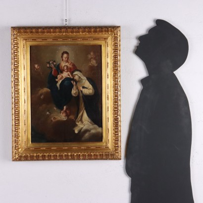 Gemälde Madonna mit Kind und Santa Ca, Madonna mit Kind und Santa Caterina d