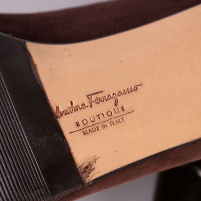 Zapatos de tacón Ferragamo Vintage de ante