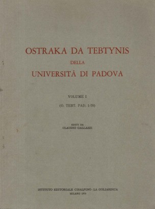 Ostraka da Tebtynis (Volume 1)