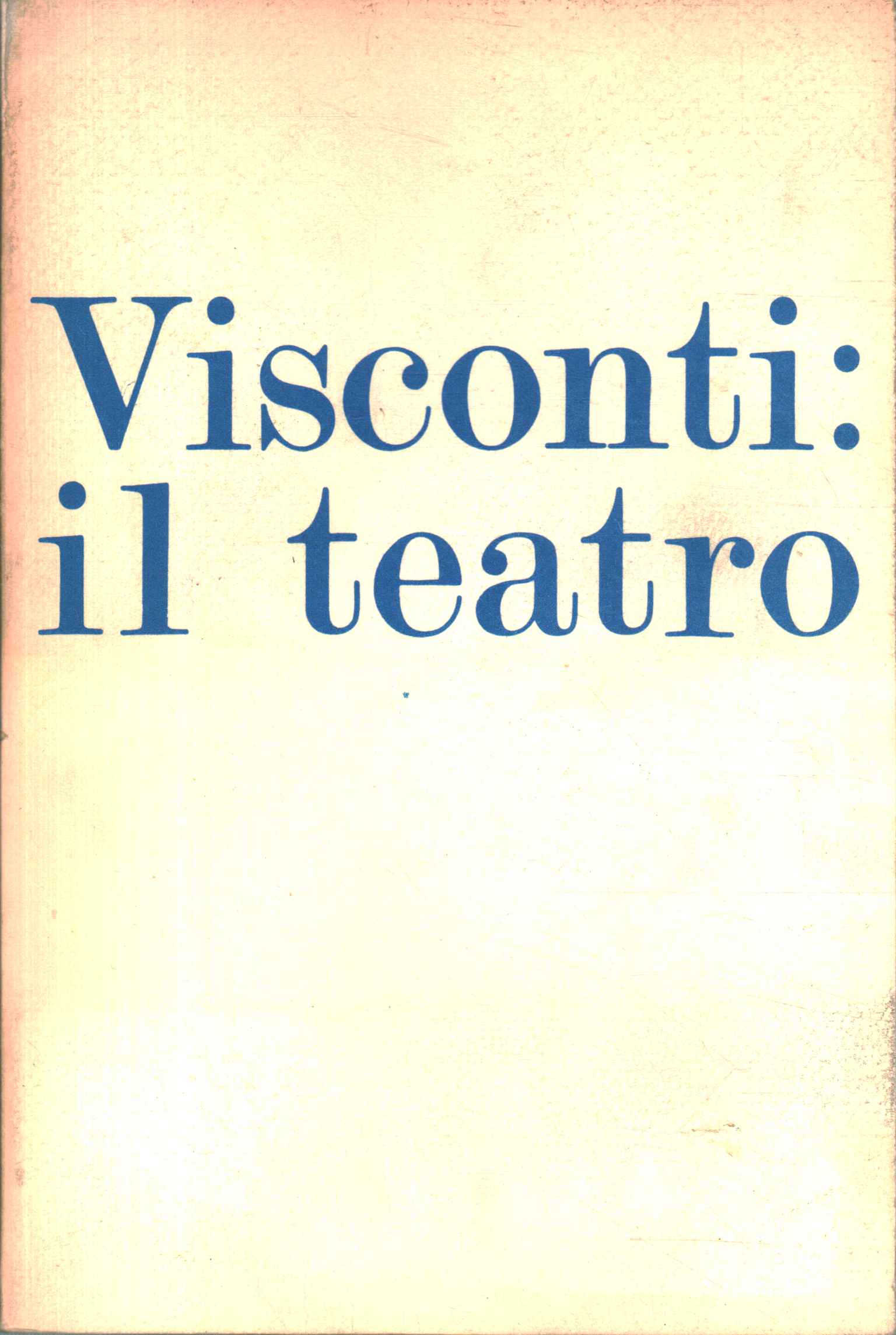 Visconti: das Theater