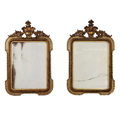 Pair of Cabaret in Stil mirrors