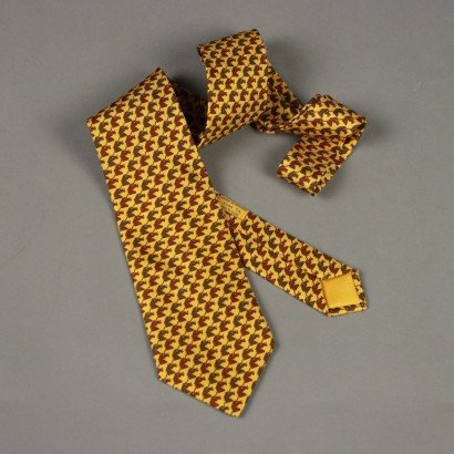 Vintage Krawatte Hermès 5344 TA aus Seide Frankreich
